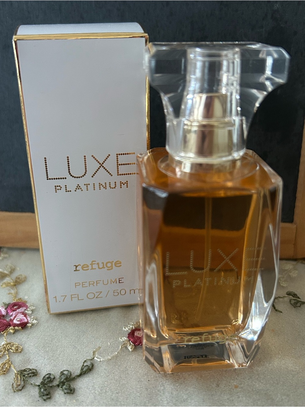 Charlotte Russe LUXE PLATINUM REFUGE Perfume 1.7fl.oz / 50ml New in Box